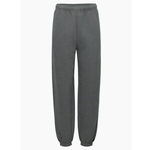 Aritzia Tna COZY FLEECE MEGA SWEATPANT (Coal Grey, S)
